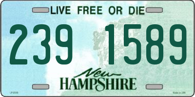 NH license plate 2391589