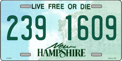 NH license plate 2391609