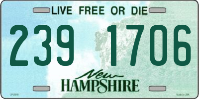 NH license plate 2391706