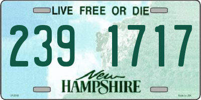 NH license plate 2391717