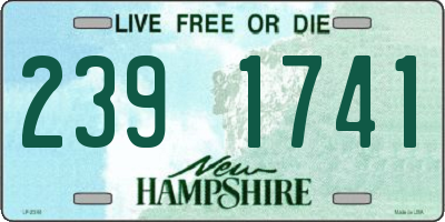 NH license plate 2391741
