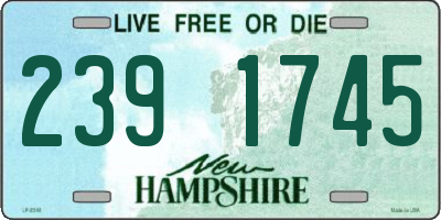NH license plate 2391745