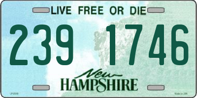 NH license plate 2391746