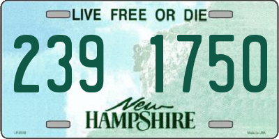 NH license plate 2391750