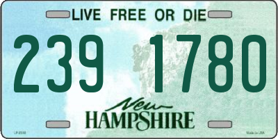 NH license plate 2391780