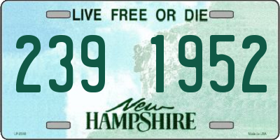 NH license plate 2391952