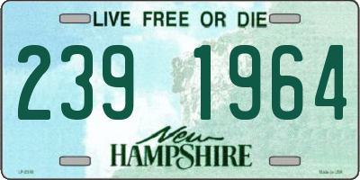 NH license plate 2391964