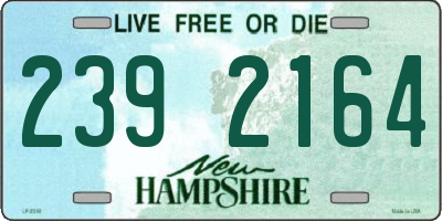 NH license plate 2392164