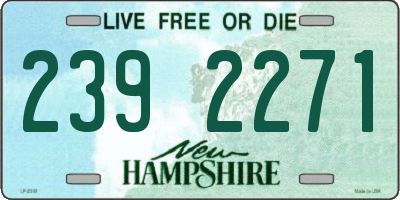 NH license plate 2392271