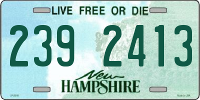 NH license plate 2392413