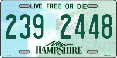 NH license plate 2392448