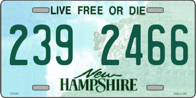 NH license plate 2392466