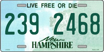 NH license plate 2392468
