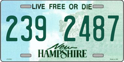NH license plate 2392487