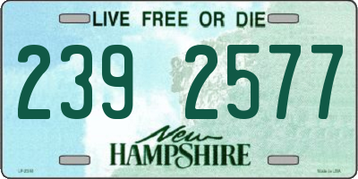 NH license plate 2392577