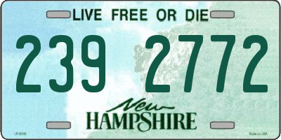 NH license plate 2392772