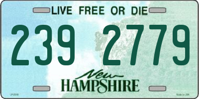 NH license plate 2392779