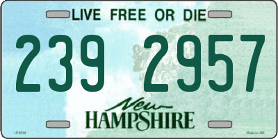 NH license plate 2392957