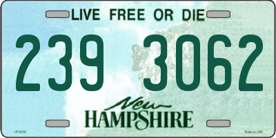 NH license plate 2393062