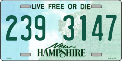 NH license plate 2393147