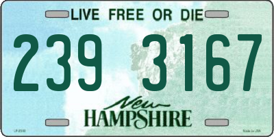 NH license plate 2393167