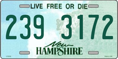 NH license plate 2393172