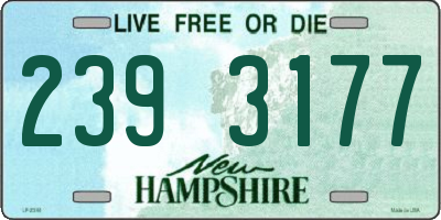 NH license plate 2393177