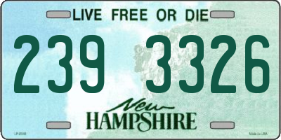 NH license plate 2393326