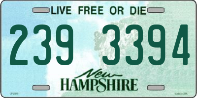NH license plate 2393394