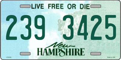 NH license plate 2393425