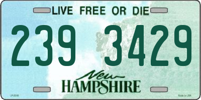 NH license plate 2393429