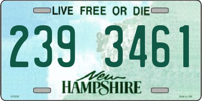 NH license plate 2393461