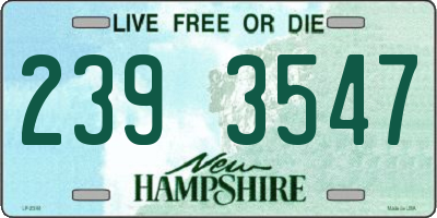 NH license plate 2393547