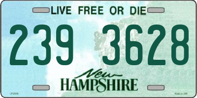 NH license plate 2393628