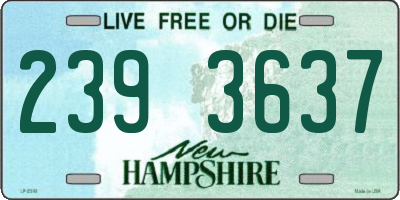 NH license plate 2393637