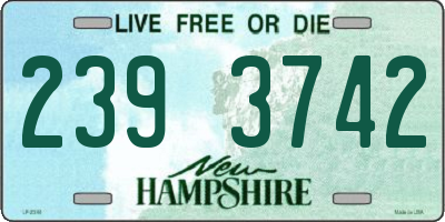 NH license plate 2393742