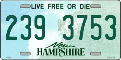 NH license plate 2393753