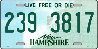 NH license plate 2393817