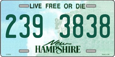 NH license plate 2393838
