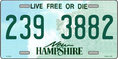 NH license plate 2393882