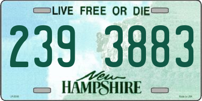 NH license plate 2393883