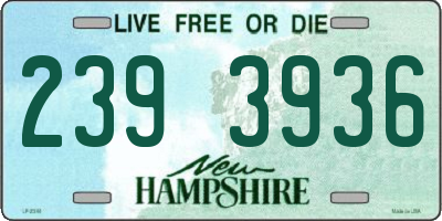 NH license plate 2393936