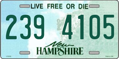 NH license plate 2394105