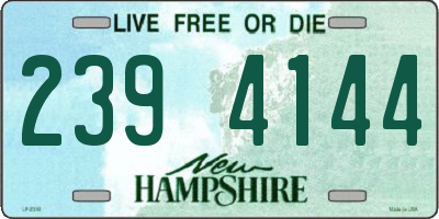NH license plate 2394144