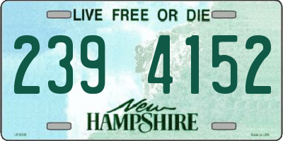 NH license plate 2394152