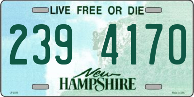 NH license plate 2394170