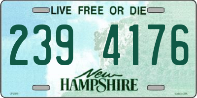 NH license plate 2394176