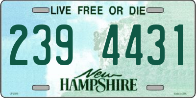 NH license plate 2394431