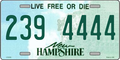 NH license plate 2394444