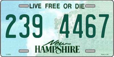 NH license plate 2394467